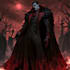 do fantasy horror vampire character art