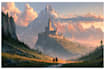 fantasy landscapes, illustration and environment