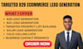 do targeted b2b ecommerce lead generation data mining email list building niche