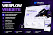 create webflow website, cms setup, optimization, SEO