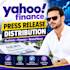 provide yahoo finance press release distribution