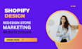 do shopify store design, create shopify website redesign