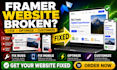 fix, optimize and customize your framer website