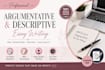 write well researched argumentative and descriptive essays