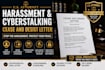 draft cease and desist letter for harassment or cyberstalking