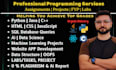 machine learning data science python sql database website assigned developer