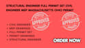 full permit set civil engineer mep massachusetts ohio permit