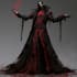 horror vampire lord queen character desing