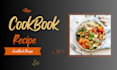 do cook book design and cookbook writing