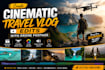 create cinematic travel vlog edits with drone footage