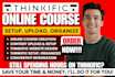 thinkific course setup upload organize lessons lms thinkific online course