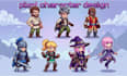 create pixel art character design animation spritesheet pixel video game art
