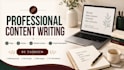 provide professional content writing, translation and proofreading