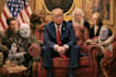create a political or satirical cartoon
