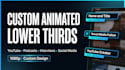 custom animated lower thirds