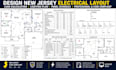 design new jersey electrical layout load calculation lighting plan