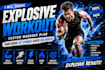 create a vertical jump and explosive leg workout plan