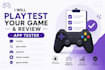 playtest your game and review app tester