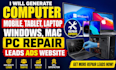 computer mobile cell phone tablet laptop windows mac pc repair leads ads website