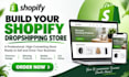 build a shopify dropshipping store