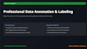do professional data annotation, labeling, and data entry