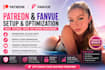 setup, design professional patreon and fanvue setup
