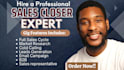 high ticket sales closer sales rep sales expert b2b cold calling commission base