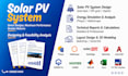 design solar pv system using solaredge, pvsyst and sketchup