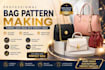 create digital handbag backpack totes bag sewing pattern design and tech pack