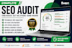 find SEO errors and create a complete audit report