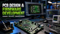 design professional pcb, develop firmware and build embedded systems