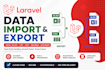 build excel, CSV import and export for laravel