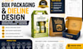 create box packaging dieline, box food packaging, beverage packaging mailer box