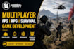 develop unreal engine 5 open world survival, rpg and multiplayer game systems