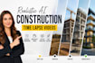 create timelapse construction renovation videos 4k reels for social media