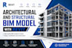 do your architectural and structural bim model with revit