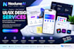 design modern UI UX for website and mobile app