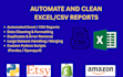 automate shopify excel reports and clean data using python