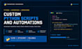 create a custom python script to automate your task