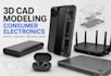 design consumer electronics smartphone computer wi fi and power bank 3d cad