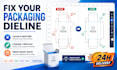 fix clean restore change or replace your existing packaging dieline