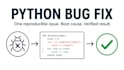 fix one python flask or django bug and verify the result