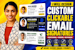 design custom clickable email signatures