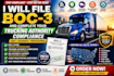 file boc3 and complete your trucking authority compliance