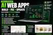 build, fix and update ai websites and web apps