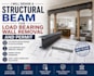 design a structural beam for load bearing wall removal and permit