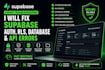 fix supabase auth rls database and API errors