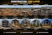 edit professional construction time lapse videos and project progress videos