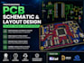 design custom pcb circuit schematic and layout