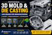 design 3d mold and die casting cad for manufacturing
